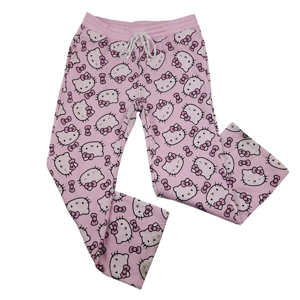 Lindo pijama ropa de salón Hello Kitty Sanrio para niñas talla grande 12-14 AOP Foto 2 de 4