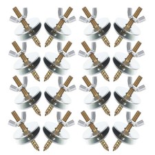 30 Set Metal Bird Cage Retaining Screws Small Animal Cage Screws and Nuts Perch