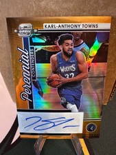 2021-22 Contenders Optic Karl-Anthony Towns Perennial Auto Orange #24/25