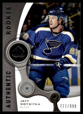 2005-06 SP Game Used Jeff Woywitka Rookie 777/999 St. Louis Blues #151
