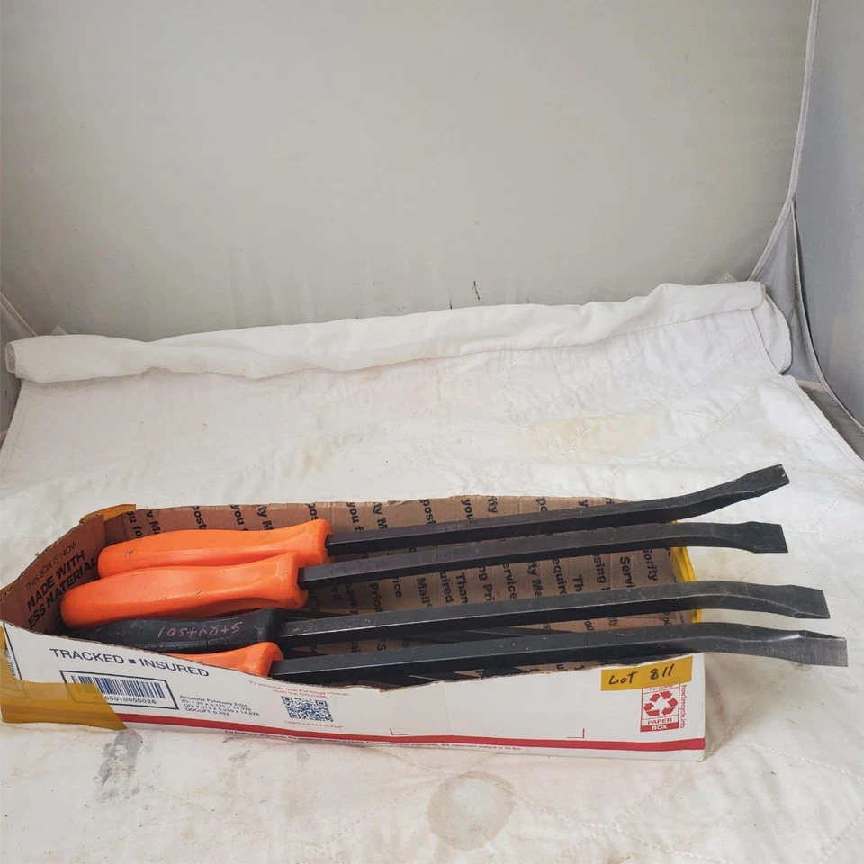 Lote de 5 barras de palanca a presión herramientas manuales mixtas o uso en garaje LOTE-811 Foto 4 de 4