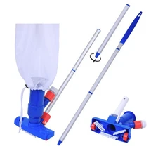 Jet Vacuum W/ 6 Section Poles of 57" for Frame Aboveground/Inflatable Pool Sp...