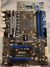 MSI 990FXA-GD65 Socket AM3 Gaming Motherboard AMD 990FX with I/O Shield Tested