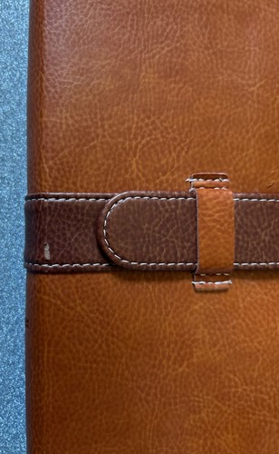 NIV Holy Bible by Zondervan Italian DuoTone Caramel/Chocolate TrimLine Book NIB - Foto 4 di 5