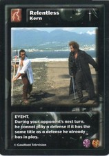 Highlander CCG - Four Horseman -  Relentless Kern Rare Card