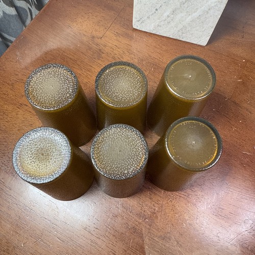 6 Small Restaurant Hard Plastic 5oz. Tumblers Silite Continental Glasses USA - Picture 8 of 9