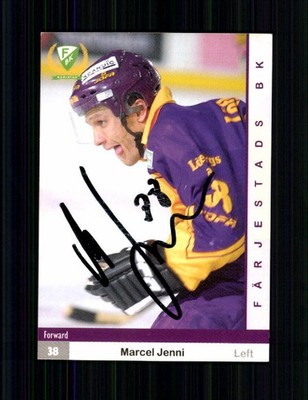 Marcel Jenni NHL USA Traiding Card Original Signiert + A 250861