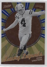 2023 Panini Prestige Living Legends Xtra Points Blue 187/249 Adam Vinatieri 0o2b