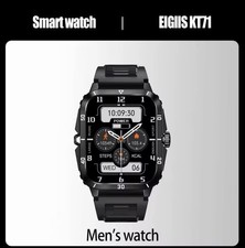EIGIIS KT71 Smart Watch 1.96” IPS 3ATM Waterproof Bluetooth Call Heart Rate 100+