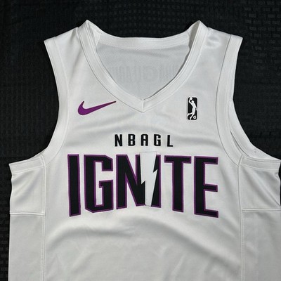 Nike G League Ignite Blank Vaporknit DriFit ADV White Authentic Jersey M/L 46 +6