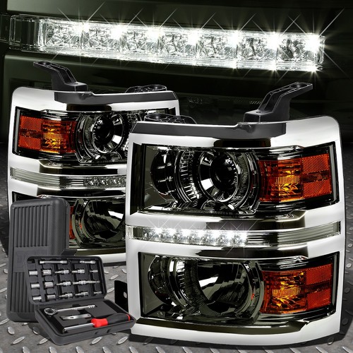 For 2007-2013 Silverado 1500/2500HD/3500HD LED Fog Lights Bumper Driving Lamps E - Foto 5