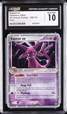 2005 POKEMON EX UNSEEN FORCES HOLO #102 ESPEON CGC 10 GEM MINT on eBay