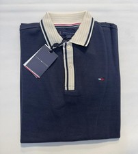Image of Tommy Hilfiger Men’s Short Sleeve Polo Shirt Tipped Collar Cotton Casual
