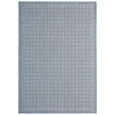 8x10 Home Dynamix Blue Geometric Lines Area Rug 3752-340 - Aprx 7' 9" x 10' 2"