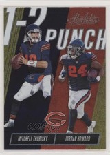 2018 Absolute One Two Punch Spectrum Gold Jordan Howard Mitchell Trubisky 0kb5