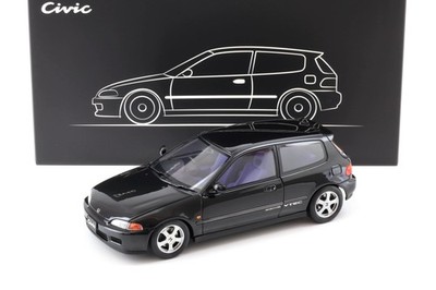 1:18 LCD Models Honda Civic SiR II (EG6) VTEC 1993 Black With Lift LCD18018-BL