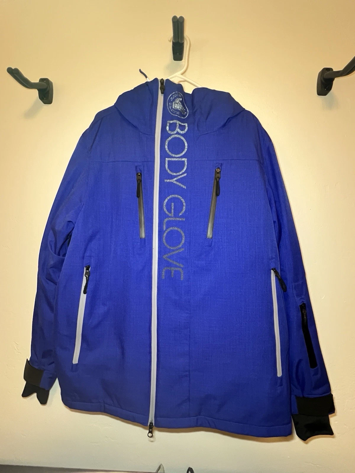 Body Glove All-Season Snowboard Ski Jacket Mens Large L Blue / Grey Unisex Coat