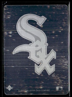 1992 Upper Deck Team Logo Silver Holograms- SQX Chicago White Sox #NNO