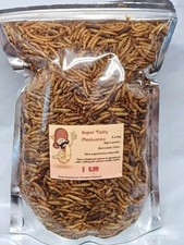 Mealworms 8 oz bag Resealable Packed Fresh Monthly