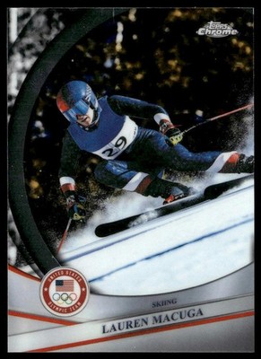 2026 Topps Chrome US Winter Olympic & Paralympic Team #112 Lauren Macuga