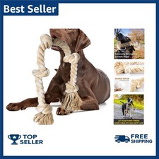 Ultimate Tug of War Dog Rope Toy - 3ft Tough Toy for Large Aggressive Chewers