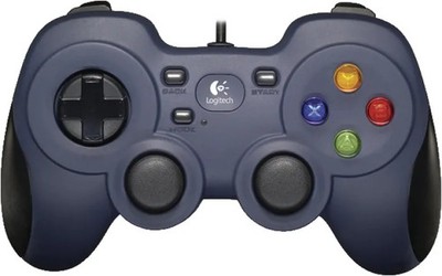 Logitech F310 Gamepad Controller USB kabelgebunden PC blau
