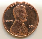 1954-P United States Lincoln Wheat Cent 1¢ Proof Penny LVB1.169