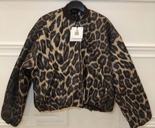 Bomber Donna Lumina Animalier Fit Oversize, Taglia Unica, Stile Trendy
