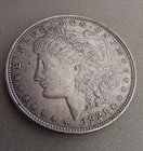 Morgan Silver Dollar 1921 $1 Circulated US Coin 0.9 Fineness (lot#4)