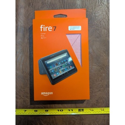 NEW - Amazon Fire 7 Tablet Case 12th Gen Pink Cover Stand Magnetic