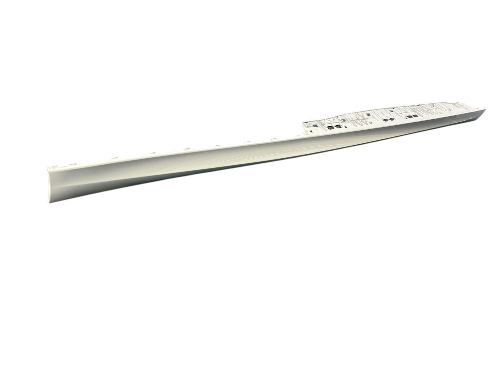 2010-2015 Audi R8 v10 Right Side Skirt Rocker Panel Moulding Ibis White (T9PA)
