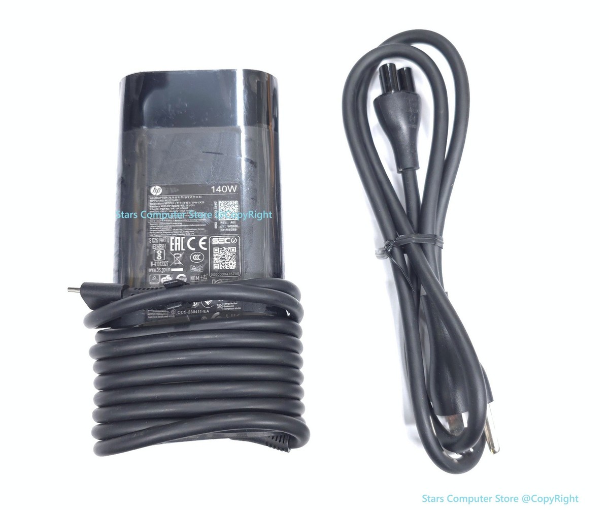 Genuine New 140W USB C AC Charger For HP OMEN Transcend 14