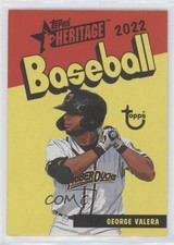 2022 Heritage Minor League Edition 1973 Topps Pack Covers George Valera 7l6