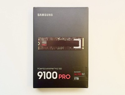 Samsung 9100 Pro 1TB SSD, M.2 2280, PCIe 5.0 X4 - NEU & versiegelt