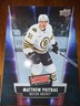 2024 UD National Hockey Card Day - Victory Black Rookies Matthew Poitras Bruins