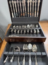 Complete Set of 67 Piece International Silver Silverplate