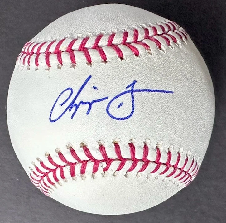 Chipper Jones Original Autographed Baseball MLB Balls for sale | eBay