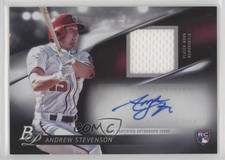 2018 Bowman Platinum Rookie Pieces 61/99 Andrew Stevenson #PRAP-AS Auto 0q3