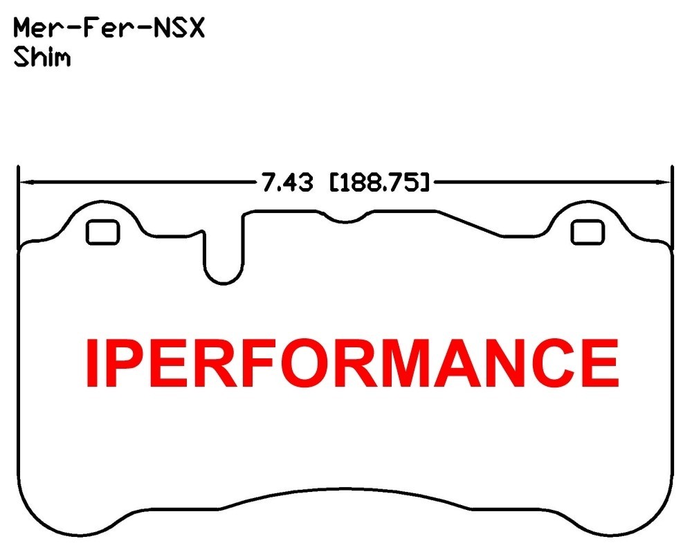 Titanium Brake Pad Shim Heat Shield Set for Ferrari Portofino 2018-2020; Cer Fr