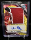 Topps 2024-25 Bowman University Best Dylan Harper Yellow Lazer Auto Relic RC /75