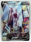 Mewtwo V (Alternate Full Art) - 072/078 - Pokemon GO - Near Mint