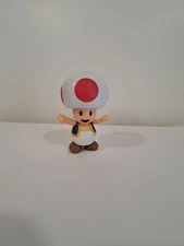 Jakks World of Nintendo Super Mario Bros. Blue Red Toad 2" Mini Action Figure