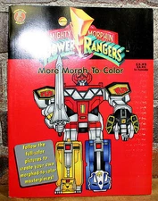 Honey Bear Books Mighty Morphin Power Rangers More Morph-To-Color