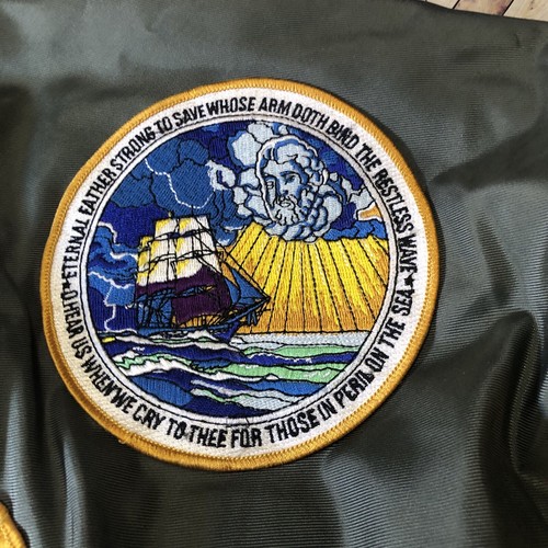 VTG Military/Navy Flyers Jacket Cold Weather 45/p 10 Rare Patches Size Large. - Picture 14 of 16
