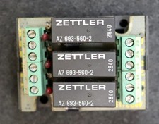 MURRELEKTRONIK Relaisplatte ARP 3/1 S L LED 24V mit 3x ZETTLER AZ 693-560-2