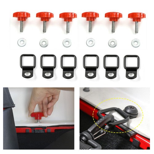 Hardtop Quick Release Bolts 6-PCS - Jeep Wrangler & Ford Bronco Thumb Screws