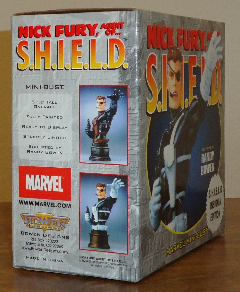 Nick Fury Agent of SHIELD Bust, Limited Edition, #729 of