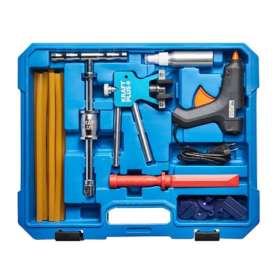 KRAFTPLUS Profi Ausbeulwerkzeug Satz Dellenlifter Dellenwerkzeug Dellenzieher