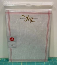 Gartner Studios - Peace, Joy, Love Christmas Stationary - 40 Sheets - NEW