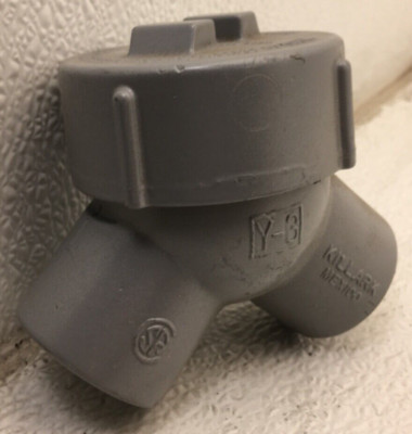 Y-3 KILLARK 1 INCH 90 DEGREE ALUMINUM CAPPED ELBOW FOR IMC/RIGID CONDUIT